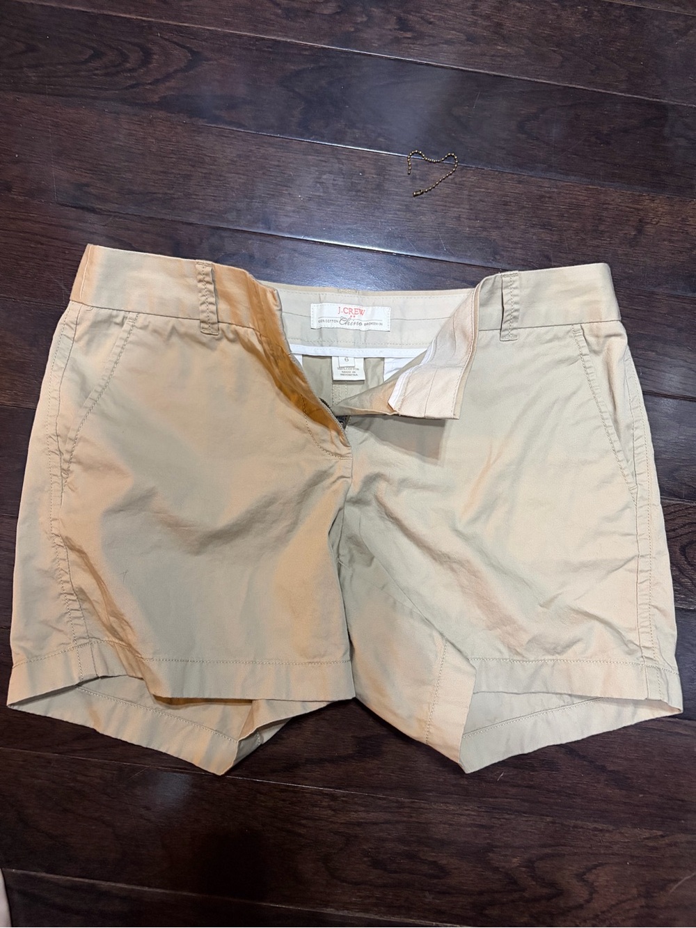 J. Crew Khaki Beige Women's Chino Bermuda Shorts